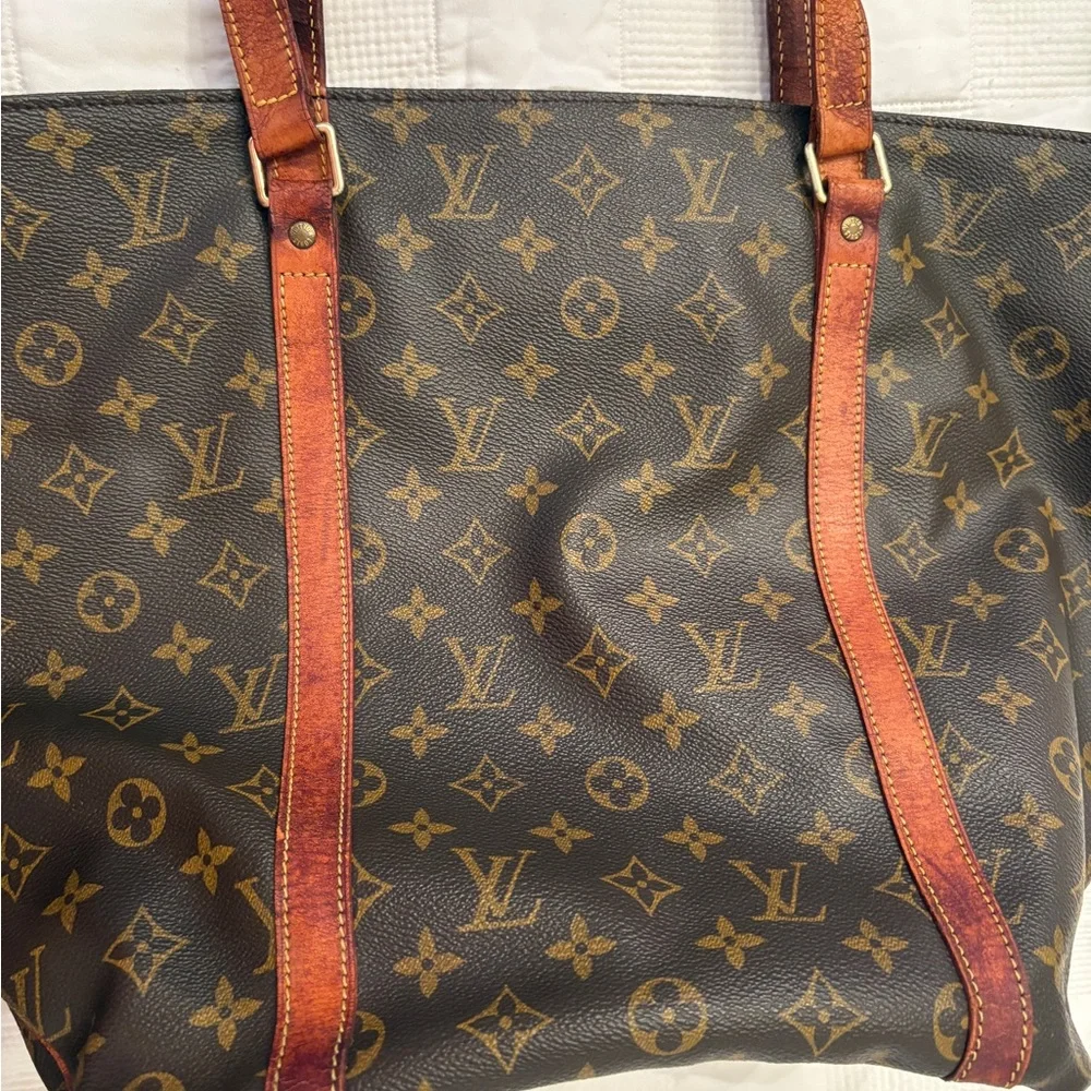 Louis Vuitton Brown Monogram Tote - Picture 2 of 6